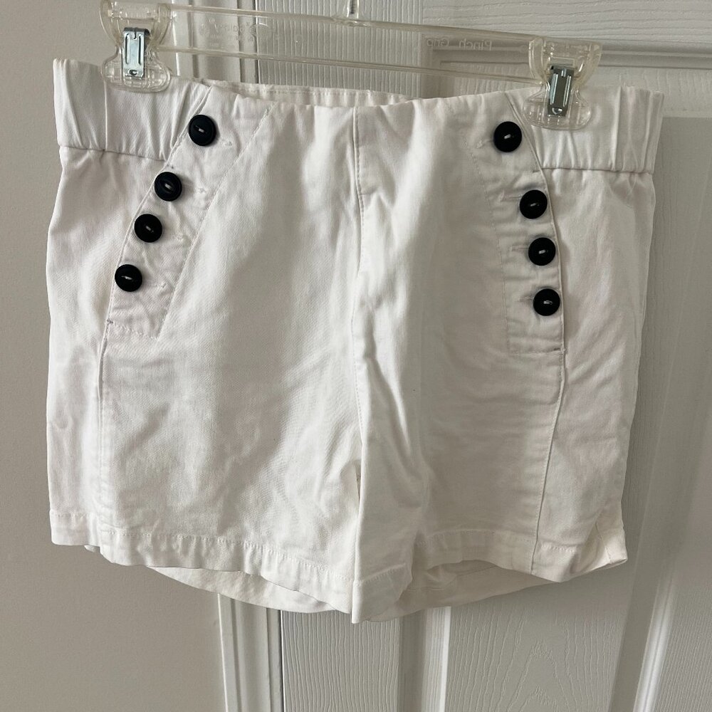 White Jag Shorts